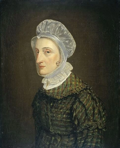 Portrait of Maria Petronella Mann, Wife of Heinrich Gottfried Theodor Crone, 1810-1838. Creator: Jan Philip Simon