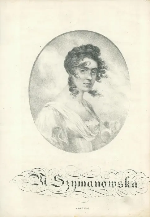 Framed Print : Portrait of Maria Szymanowska (1789-1831). Creator: Chodkiewicz, Alexander (1776-1838) Framed Print : Portrait of Maria Szymanowska (1789-1831). Creator: Chodkiewicz, Alexander (1776-1838)