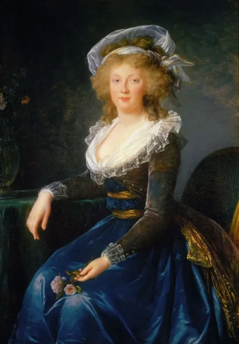 Framed Print : Portrait of Maria Theresa of Naples and Sicily (1772-1807), c. 1790. Creator: Vigee Le Brun Framed Print : Portrait of Maria Theresa of Naples and Sicily (1772-1807), c. 1790. Creator: Vigee Le Brun