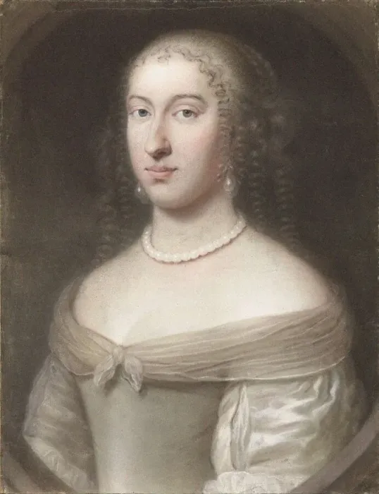 Framed Print : Portrait of Maria Theresa of Spain (1638-1683), Queen consort of France and Navarre, 1660 Framed Print : Portrait of Maria Theresa of Spain (1638-1683), Queen consort of France and Navarre, 1660