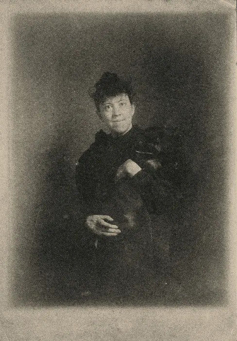 Framed Print : Portrait of Marianne von Werefkin, c1900. Creator: Anonymous Framed Print : Portrait of Marianne von Werefkin, c1900. Creator: Anonymous