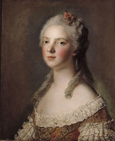 Portrait de Marie-Adélaïde de France, fille de Louis XV, dite Madame Adélaïde, c1750. Creator: Jean-Marc Nattier