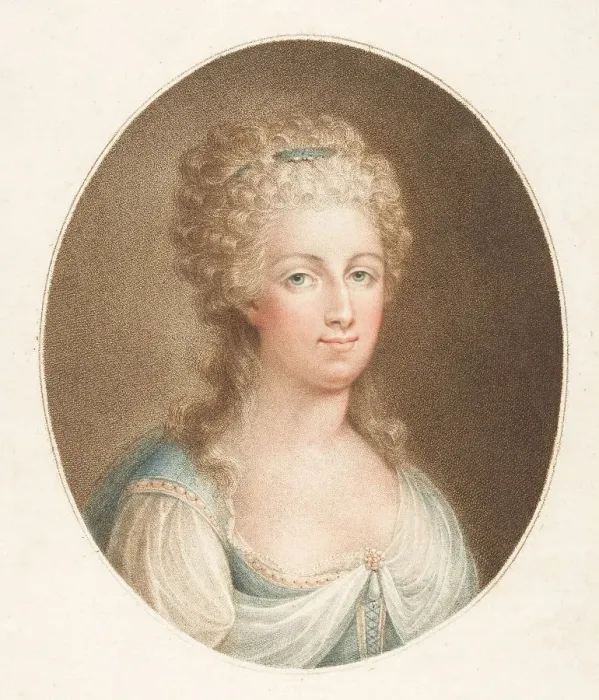 Framed Print : Portrait of Marie Antoinette, late 18th century. late 18th century. Creator: Anon Framed Print : Portrait of Marie Antoinette, late 18th century. late 18th century. Creator: Anon