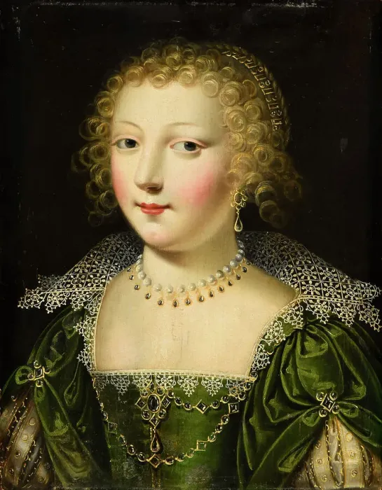 Framed Print : Portrait of Marie d'Orléans-Longueville (1625-1707), Mid of 17th cen.. Creator: Anonymous Framed Print : Portrait of Marie d'Orléans-Longueville (1625-1707), Mid of 17th cen.. Creator: Anonymous