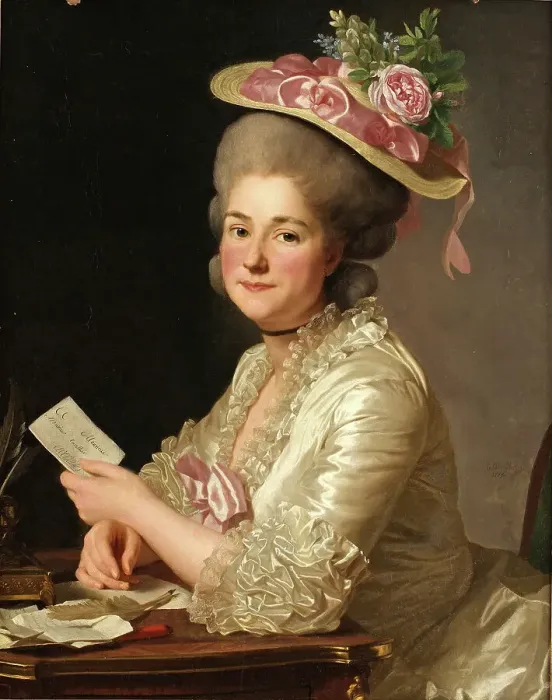 Framed Print : Portrait of Marie Emilie Cuivilliers, nee Boucher, 1779. Artist: Roslin, Alexander (1718-1793) Framed Print : Portrait of Marie Emilie Cuivilliers, nee Boucher, 1779. Artist: Roslin, Alexander (1718-1793)