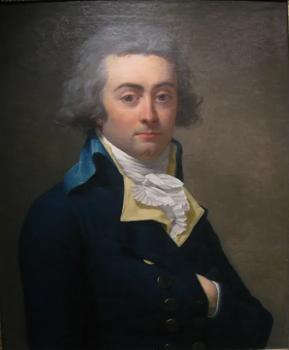 Framed Print : Portrait of Marie-Jean Herault de Sechelles (1759-1794), Second Half of the 18th cen Artist: Laneuville, Jean-Louis (1748-1826) Framed Print : Portrait of Marie-Jean Herault de Sechelles (1759-1794), Second Half of the 18th cen Artist: Laneuville, Jean-Louis (1748-1826)