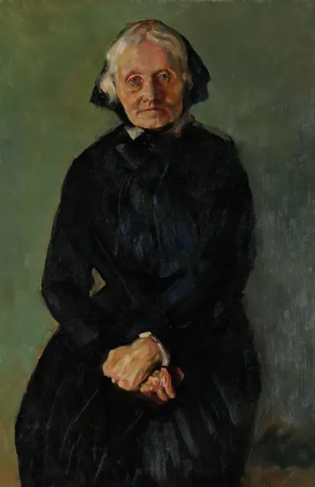 Framed Print : Portrait of Marie Krohg, the Artist's Aunt, probably 1918. Creator: Christian Krohg Framed Print : Portrait of Marie Krohg, the Artist's Aunt, probably 1918. Creator: Christian Krohg