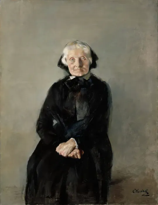 Framed Print : Portrait of Marie Krohg, the Artist's Aunt, probably 1889. Creator: Christian Krohg Framed Print : Portrait of Marie Krohg, the Artist's Aunt, probably 1889. Creator: Christian Krohg