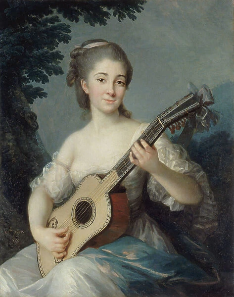 Portrait de Marie-Louise-Adélaïde-Jacquette de Robien, vicomtesse de Mirabeau, 1774. Creator: Elisabeth Louise Vigee-LeBrun