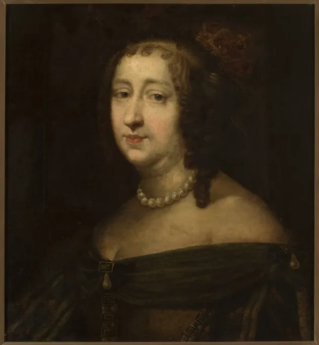Framed Print : Portrait of Marie Louise Gonzaga (1611-1667), Queen of Poland, Mid of 17th cen Creator Framed Print : Portrait of Marie Louise Gonzaga (1611-1667), Queen of Poland, Mid of 17th cen Creator