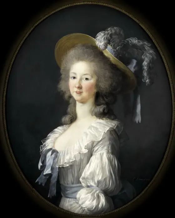 Framed Print : Portrait of Marie Louise of Savoy (1749-1792), Princess of Lamballe. Artist: Vigee-Lebrun, Marie Louise Elisabeth (1755-1842) Framed Print : Portrait of Marie Louise of Savoy (1749-1792), Princess of Lamballe. Artist: Vigee-Lebrun, Marie Louise Elisabeth (1755-1842)
