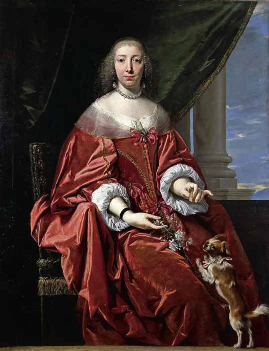 Framed Print : Portrait of Marie Madeleine de Vignerot, Duchess of Aiguillon (1604-1675), 1st half of the 17th cent Creator: Champaigne, Philippe, de (1602-1674) Framed Print : Portrait of Marie Madeleine de Vignerot, Duchess of Aiguillon (1604-1675), 1st half of the 17th cent Creator: Champaigne, Philippe, de (1602-1674)