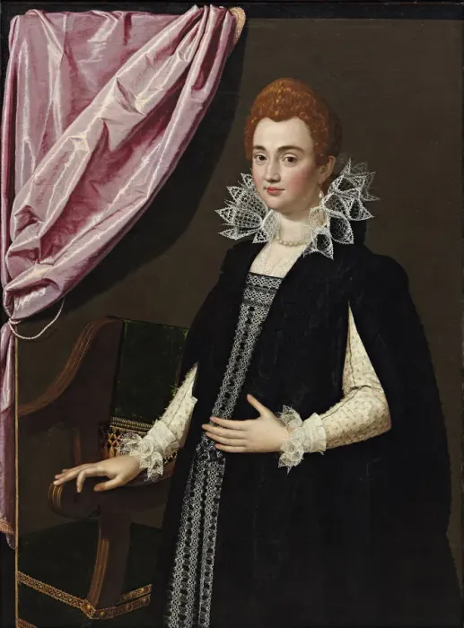 Framed Print : Portrait of Marie de Medici (1575-1642). Artist: Pulzone, Scipione (1550-1598) Framed Print : Portrait of Marie de Medici (1575-1642). Artist: Pulzone, Scipione (1550-1598)