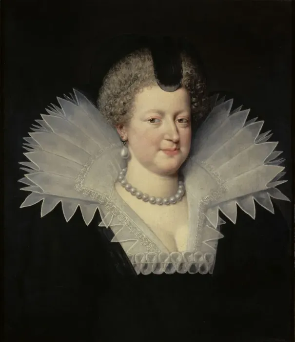 Framed Print : Portrait of Marie de Medici (1575-1642), 1613. Creator: Pourbus, Frans Framed Print : Portrait of Marie de Medici (1575-1642), 1613. Creator: Pourbus, Frans