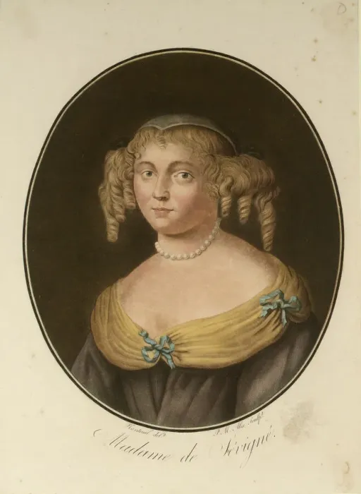 Framed Print : Portrait of Marie de Rabutin-Chantal, Marquise de Sevigne(1626-1696), 1797 Framed Print : Portrait of Marie de Rabutin-Chantal, Marquise de Sevigne(1626-1696), 1797