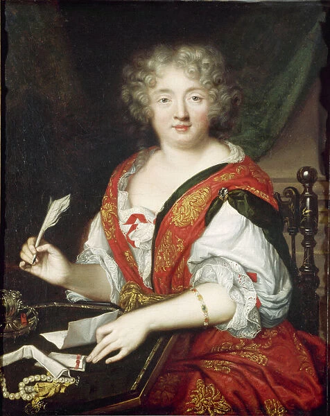 Portrait of Marie de Rabutin-Chantal, Marquise de Sevigne(1626-1696), c. 1680