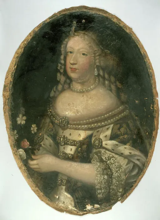 Framed Print : Portrait of Marie-Thérèse of Austria (1638-1683), Queen of France, c1670. Creator: Unknown Framed Print : Portrait of Marie-Thérèse of Austria (1638-1683), Queen of France, c1670. Creator: Unknown