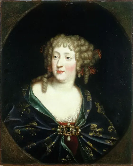 Framed Print : Portrait de Marie-Thérèse d'Autriche (1638-1683), reine de France, c1670. Creator: Ecole Francaise Framed Print : Portrait de Marie-Thérèse d'Autriche (1638-1683), reine de France, c1670. Creator: Ecole Francaise