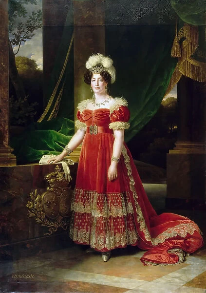 Portrait of Marie Therese of France (1778-1851). Artist: Caminade, Alexandre-Francois (1783-1862)