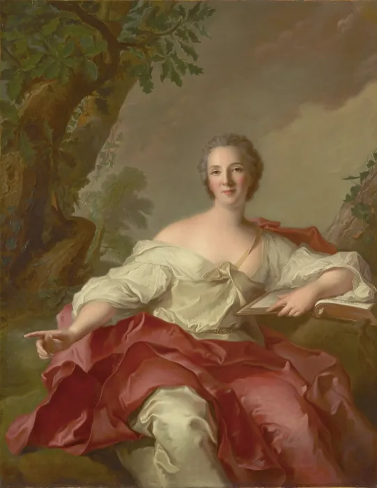 Framed Print : Portrait of Marie-Therese Geoffrin (1715-1791), Marquise de la Ferte-Imbault, 1738. Creator: Nattier, Jean-Marc (1685-1766) Framed Print : Portrait of Marie-Therese Geoffrin (1715-1791), Marquise de la Ferte-Imbault, 1738. Creator: Nattier, Jean-Marc (1685-1766)