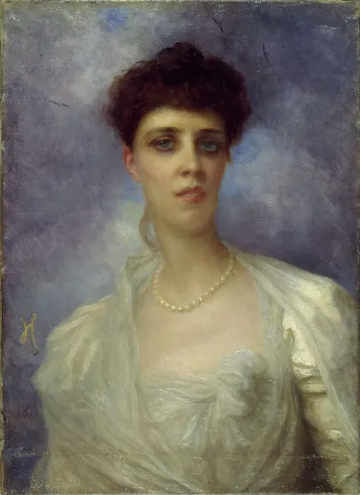 Framed Print : Portrait of Marie -Thérèse de Ségur, countess of Guerne (1859 - 1933), 1898. Creator: Unknown Framed Print : Portrait of Marie -Thérèse de Ségur, countess of Guerne (1859 - 1933), 1898. Creator: Unknown