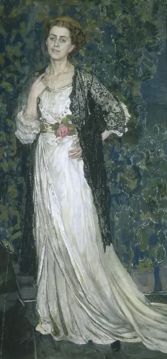Framed Print : Portrait of Marina Makovskaya, 1912. Artist: Golovin, Alexander Yakovlevich (1863-1930) Framed Print : Portrait of Marina Makovskaya, 1912. Artist: Golovin, Alexander Yakovlevich (1863-1930)