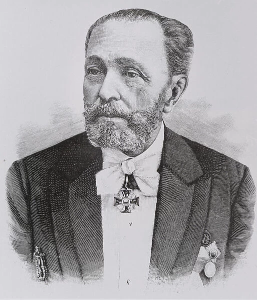 Portrait of Marius Petipa (1818-1910), 1899. Artist: Anonymous