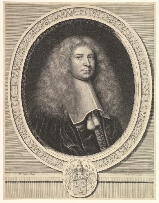 Framed Print : Portrait of the Marquis du Mesnilgarnier, 17th century. Creator: Pierre Lombart Framed Print : Portrait of the Marquis du Mesnilgarnier, 17th century. Creator: Pierre Lombart