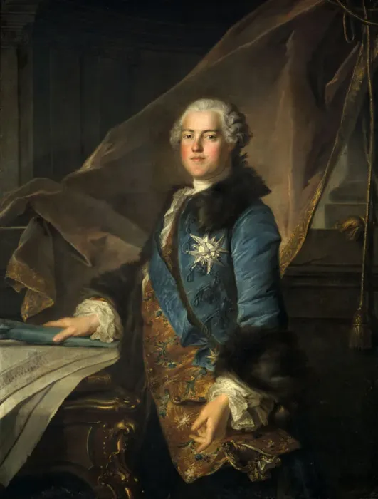Framed Print : Portrait of the Marquis of Marigny, 1755. Artist: Louis Tocque Framed Print : Portrait of the Marquis of Marigny, 1755. Artist: Louis Tocque
