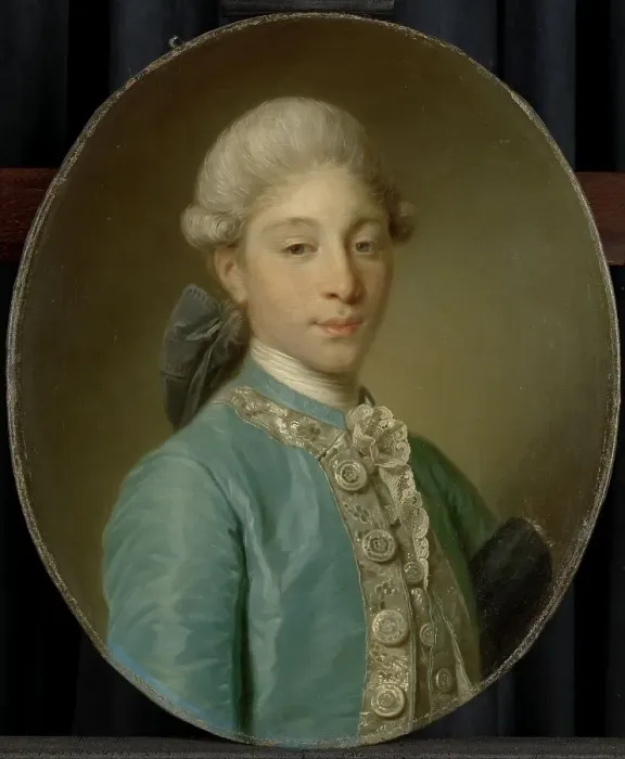 Framed Print : Portrait of the Marquis de Saint-Paul, c.1760. Creator: Jean-Baptiste Greuze Framed Print : Portrait of the Marquis de Saint-Paul, c.1760. Creator: Jean-Baptiste Greuze