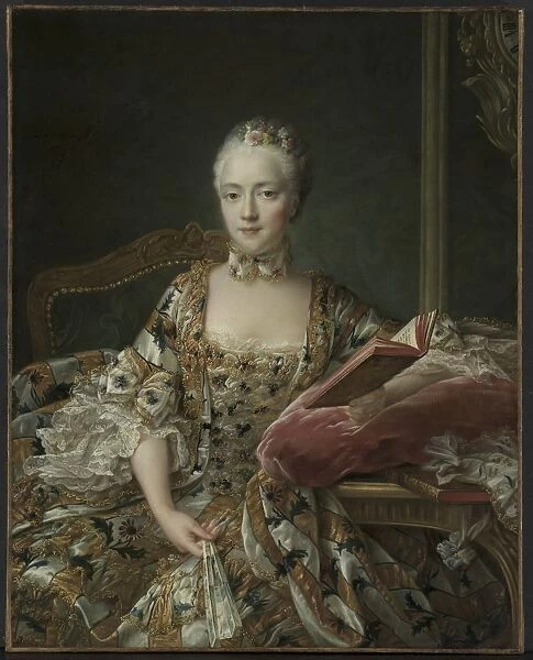 Portrait of the Marquise dAguirandes, 1759. Creator: Francois Hubert Drouais (French