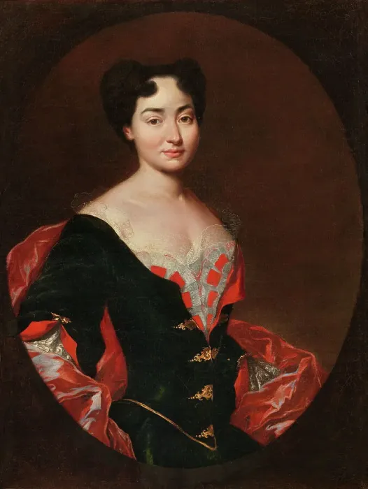 Framed Print : Portrait of Marquise Laura Vitali Aliprandi, c.1740. Creator: Ceruti, Giacomo Antonio (1698-1767) Framed Print : Portrait of Marquise Laura Vitali Aliprandi, c.1740. Creator: Ceruti, Giacomo Antonio (1698-1767)