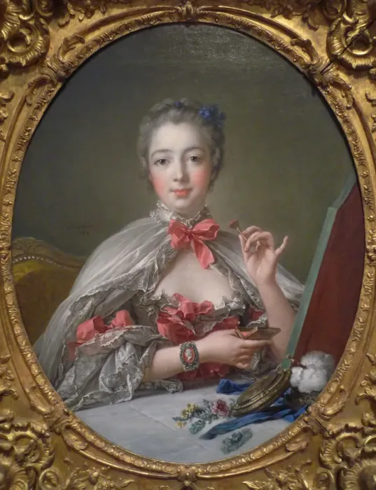 Framed Print : Portrait of the Marquise de Pompadour (1721-1764), 1750. Artist: Boucher, Francois (1703-1770) Framed Print : Portrait of the Marquise de Pompadour (1721-1764), 1750. Artist: Boucher, Francois (1703-1770)