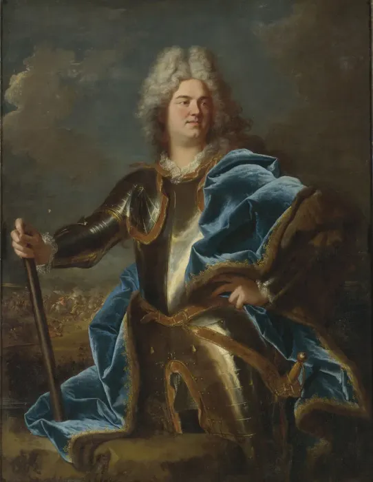 Framed Print : Portrait of Marshal General Claude-Louis-Hector de Villars (1653-1734) Framed Print : Portrait of Marshal General Claude-Louis-Hector de Villars (1653-1734)