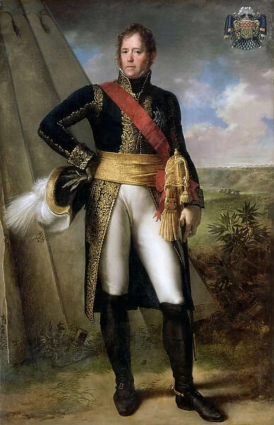 Portrait of Marshal Michel Ney (1769-1815). Artist: Rouillard, Jean-Sebastien (1789-1852)