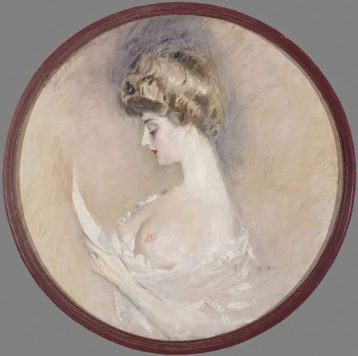 Framed Print : Portrait of Marthe Letellier, nee Fourton, c. 1900 Framed Print : Portrait of Marthe Letellier, nee Fourton, c. 1900