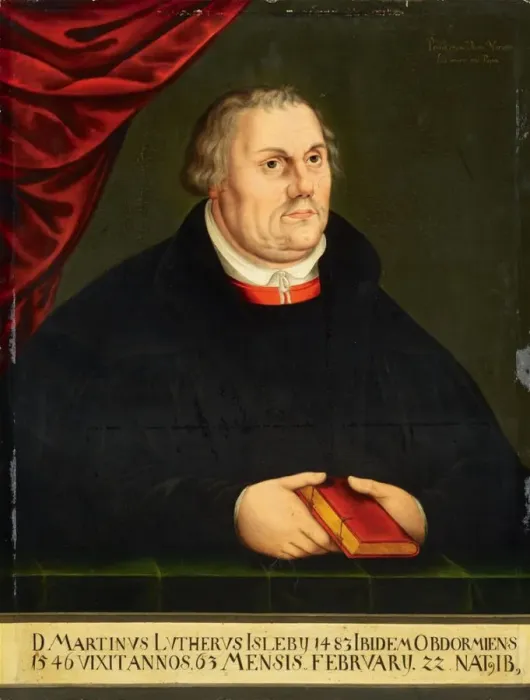 Framed Print : Portrait of Martin Luther (1483-1546) Framed Print : Portrait of Martin Luther (1483-1546)