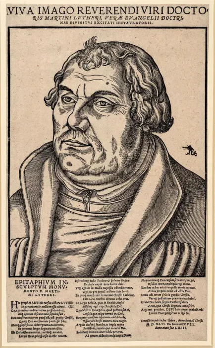 Framed Print : Portrait of Martin Luther (1483-1546), 1546 Framed Print : Portrait of Martin Luther (1483-1546), 1546