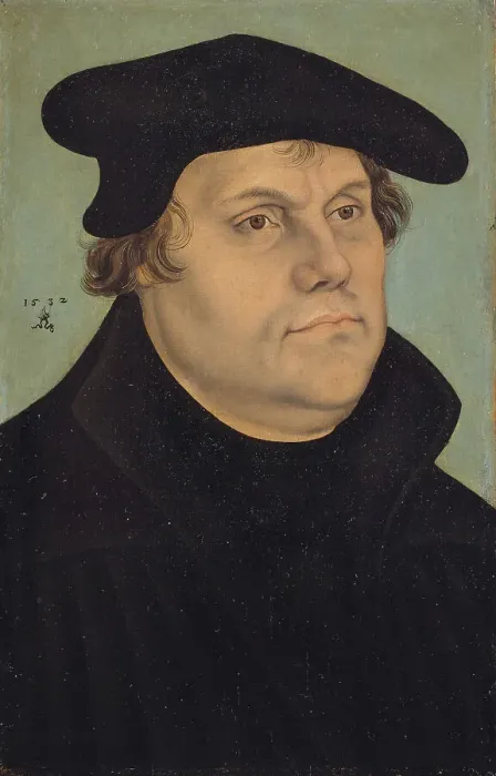Framed Print : Portrait of Martin Luther, 1532. Creator: Lucas Cranach the Elder Framed Print : Portrait of Martin Luther, 1532. Creator: Lucas Cranach the Elder