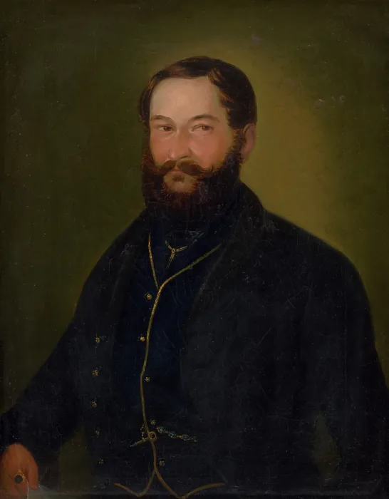 Framed Print : Portrait of Martin Turansky, 1851. Creator: Maximilian Ratskay Framed Print : Portrait of Martin Turansky, 1851. Creator: Maximilian Ratskay