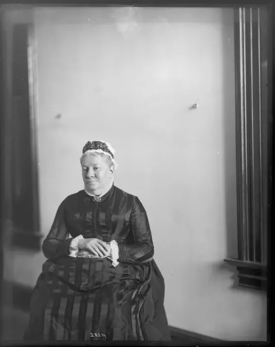 Framed Print : Portrait of Mary Helen Churchill Baird, 1880s. Creator: United States National Museum Framed Print : Portrait of Mary Helen Churchill Baird, 1880s. Creator: United States National Museum