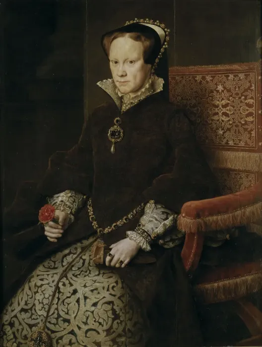 Framed Print : Portrait of Mary I of England, 1554. Artist: Mor, Antonis (Anthonis) (c. 1517-1577) Framed Print : Portrait of Mary I of England, 1554. Artist: Mor, Antonis (Anthonis) (c. 1517-1577)