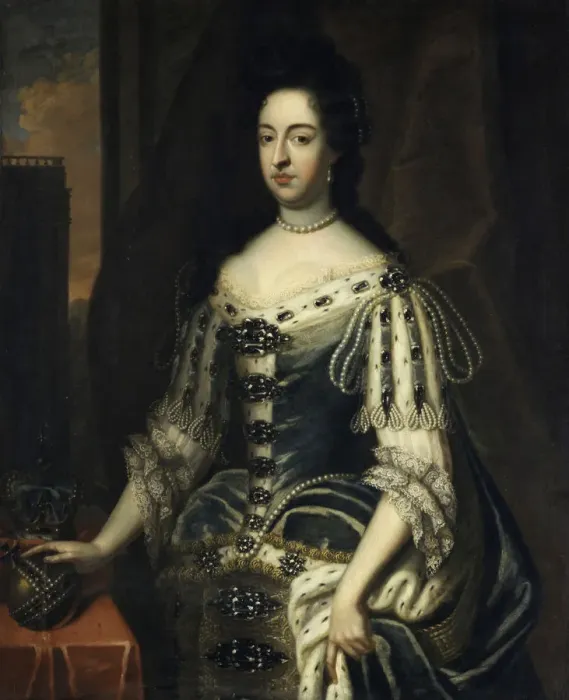 Framed Print : Portrait of Mary II of England (1662-1694) Framed Print : Portrait of Mary II of England (1662-1694)