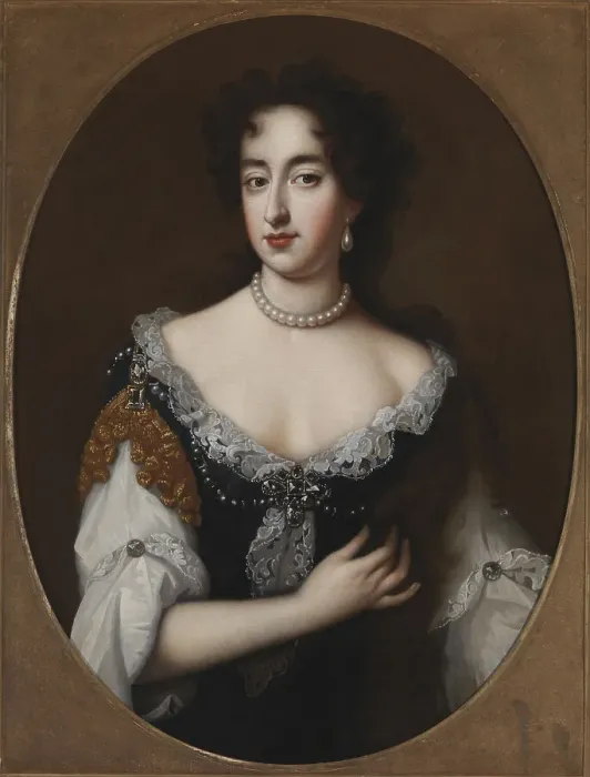 Framed Print : Portrait of Mary II of England (1662-1694), 1680s Framed Print : Portrait of Mary II of England (1662-1694), 1680s