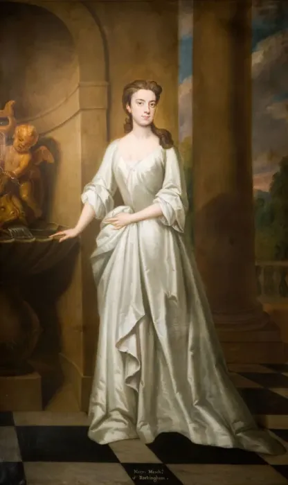Framed Print : Portrait Of Mary, Marchioness Of Rockingham, d. 1761, 1720. Creator: Sir Godfrey Kneller Framed Print : Portrait Of Mary, Marchioness Of Rockingham, d. 1761, 1720. Creator: Sir Godfrey Kneller
