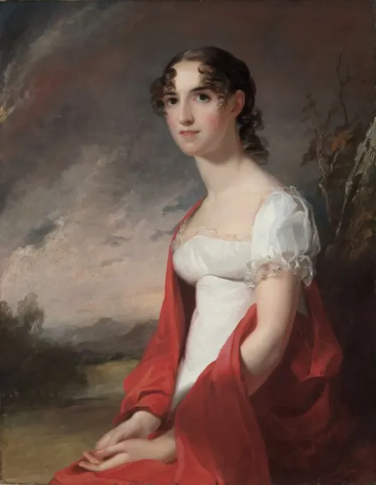 Framed Print : Portrait of Mary Sicard David, 1813. Creator: Thomas Sully (American, 1783-1872) Framed Print : Portrait of Mary Sicard David, 1813. Creator: Thomas Sully (American, 1783-1872)