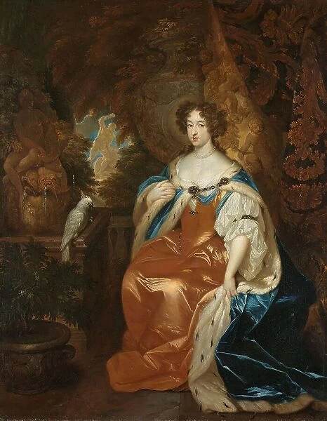 Portrait of Mary Stuart (1662-95), Wife of Prince William III, c.1683. Creator: Gaspar Netscher