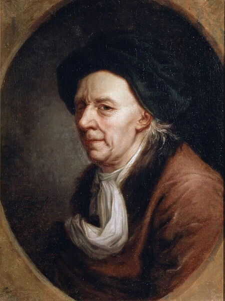 Portrait of the Mathematican Leonhard Euler, (1707-1783), German painting of 18th century. Artist: Joseph Friedrich August Darbes