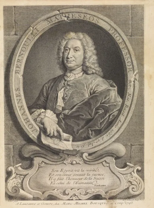 Framed Print : Portrait of the mathematician Johann Bernoulli (1667-1748), 1742. Creator: Anonymous Framed Print : Portrait of the mathematician Johann Bernoulli (1667-1748), 1742. Creator: Anonymous