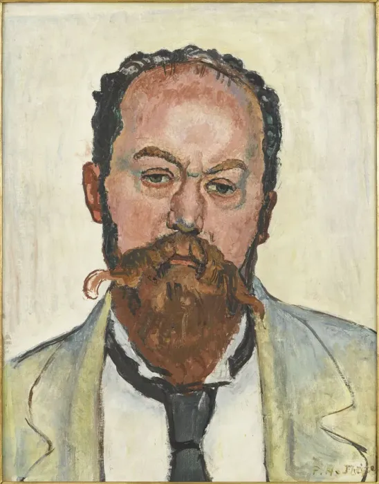 Framed Print : Portrait of Mathias Morhardt (1863-1939), 1913. Creator: Hodler, Ferdinand (1853-1918) Framed Print : Portrait of Mathias Morhardt (1863-1939), 1913. Creator: Hodler, Ferdinand (1853-1918)